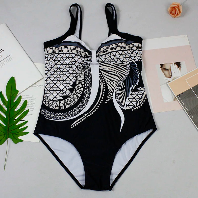 Swimwear Women  One Piece Swimsuit Push Up Sexy Bathing Suit Women Swimming for Beach Wear Monokini Plus Size Swimwear