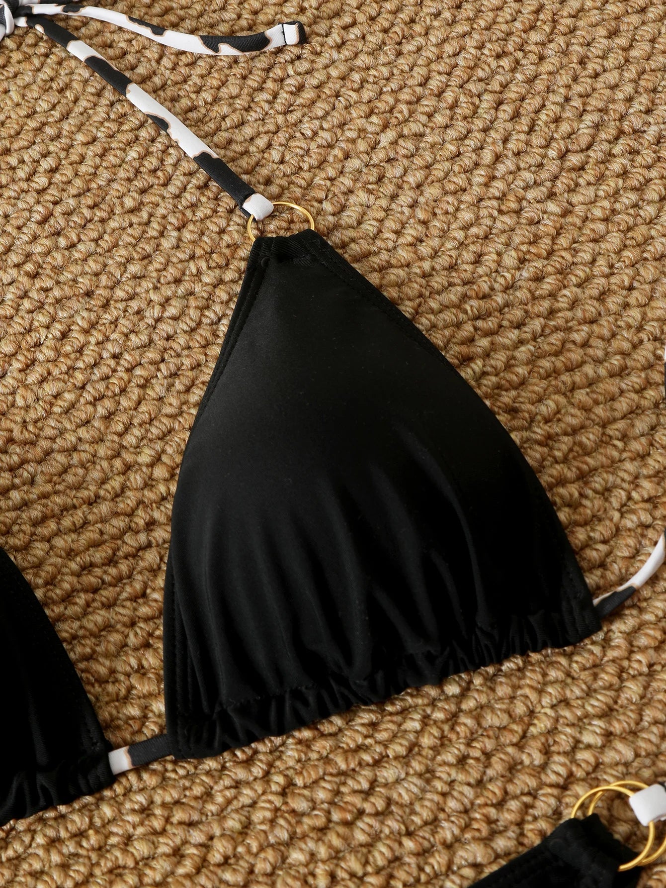 Triangle Halter Thong Bikinis 2026 Women Sexy Swimsuit Ring String Swimwear Female Bathers Bathing Swimming Swim Suit Beachwear