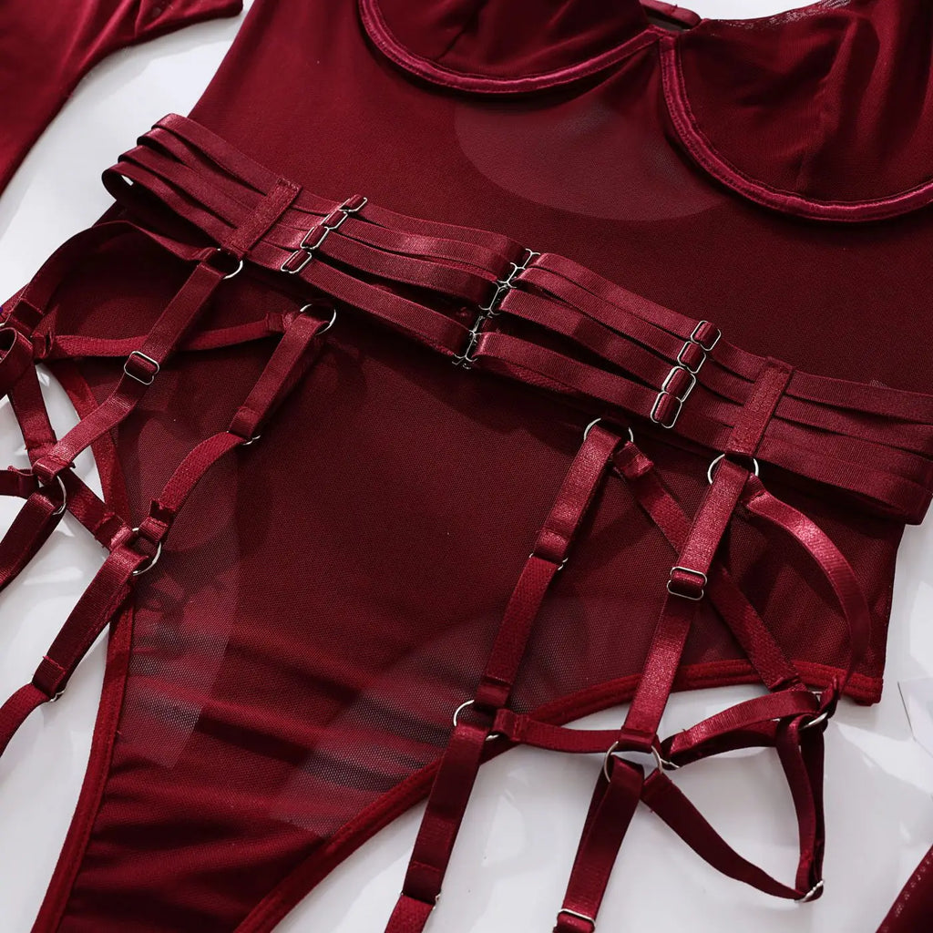 Sexy Lingerie Super Hot Women's Underwear Sets Sexy Ensemble Lingeries Femmes Female Bra Set Erotic Lingerie Woman Pyjama-sets