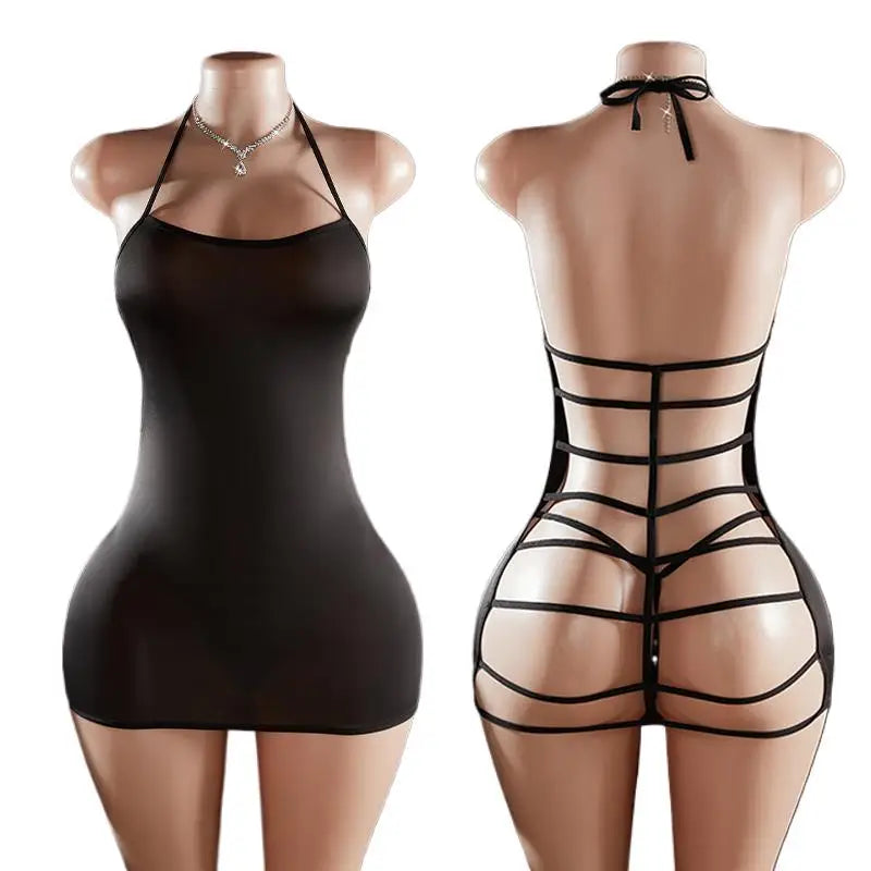 Hot Sexy Dress For Women Erotic Babydoll Underwear Black Transparent Nightdress Sissy Porn Costumes Sexiest Body Sexy Lingerie