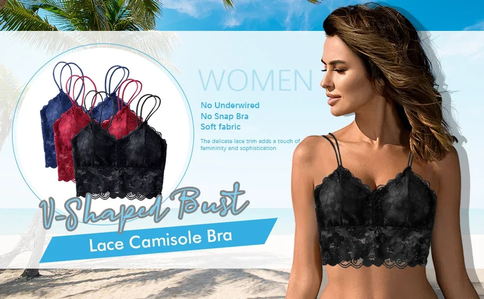 4pcs Sexy Comfortable Fashion Casual Lace Women's Underwear Set Gathered No Steel Ring Beautiful Back Bra Set Panty