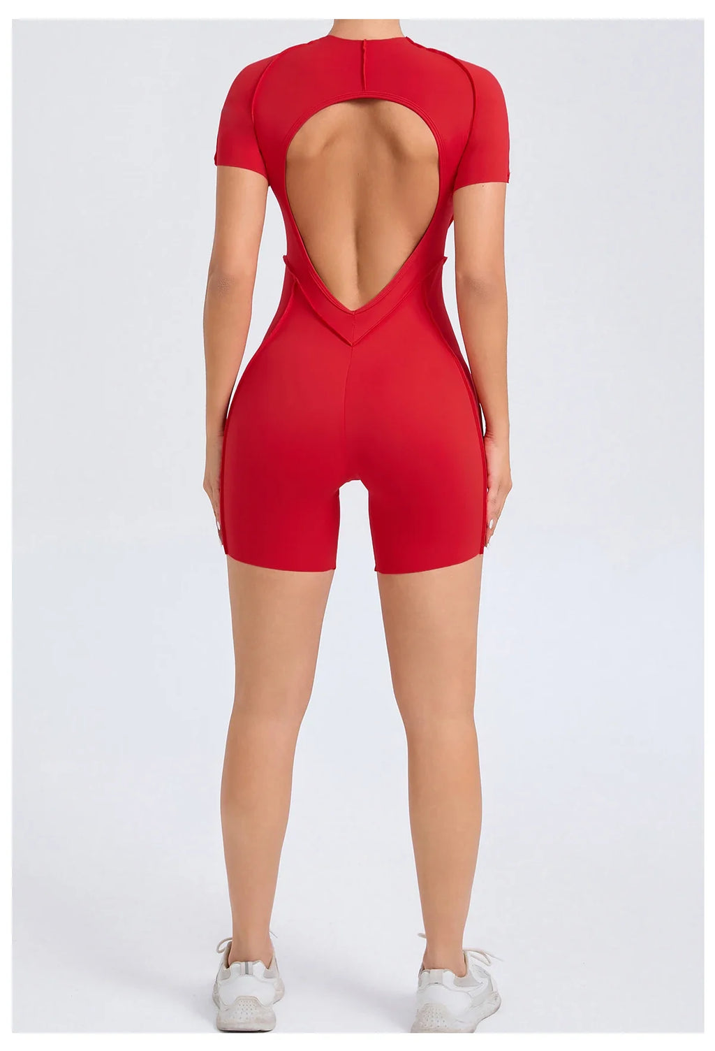 Short Jumpsuit Gym Clothes For Women Sportswear Fitness Overalls Backless Scrunch Booty Yoga Suit Sports Set Outfit
