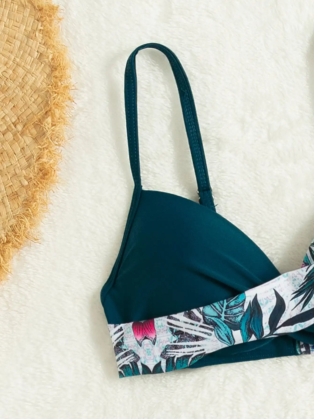 Tropical Print Bikini 2026 Women Drawstring Swimwear Female Push Up Swimsuit Beachwear Bathers Bathing Swimming Swim Suit
