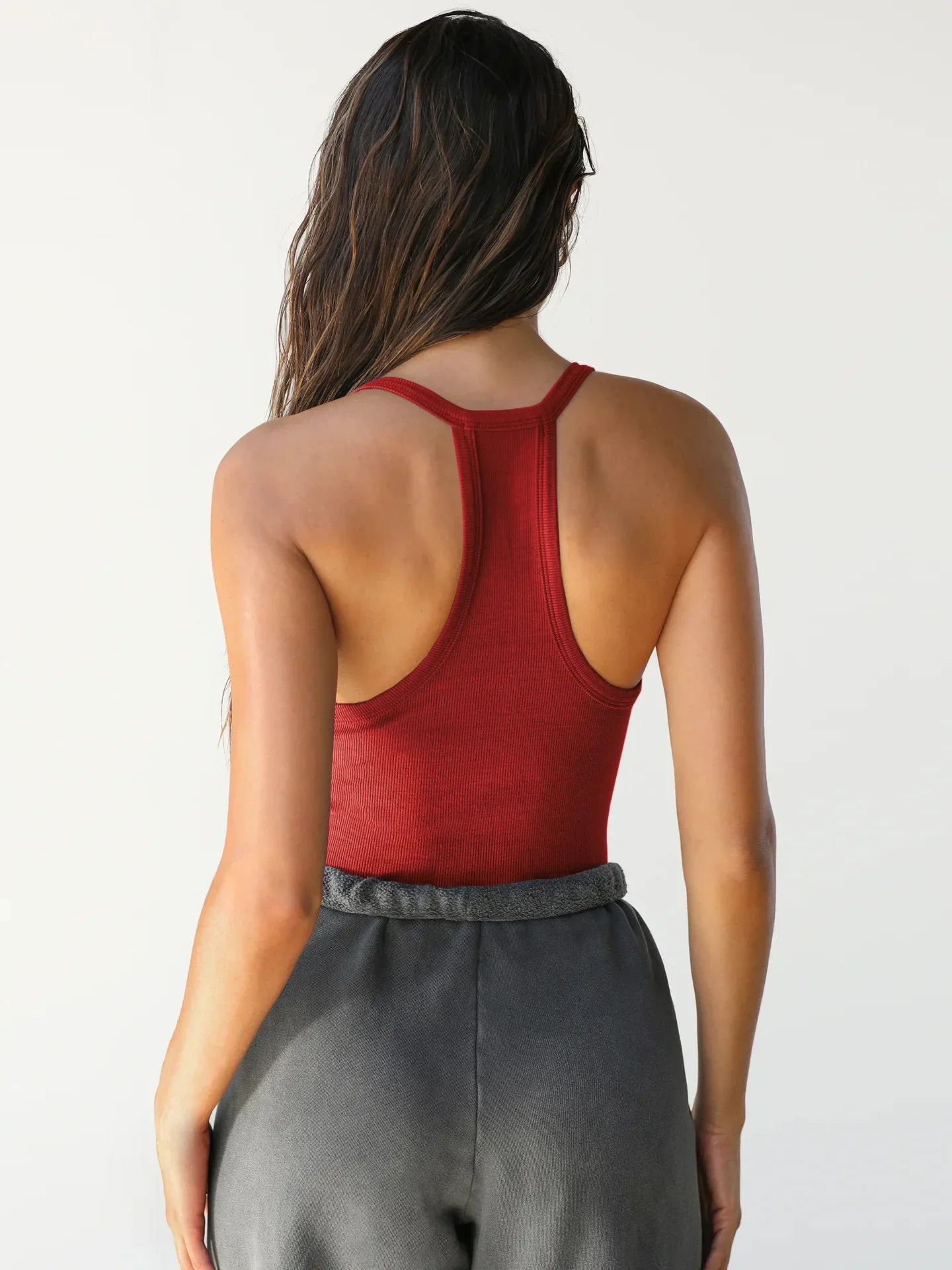 Sporty Style Tank Top Women Yoga Style Vest Solid Color Slim Fit Strapless Sportswear 2026 New Summer Dress up Female Clothing