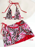 XS - L Two-side Wearable Reverside Bikini Women Swimwear Female Swimsuit Three-pieces Bikini Set Bathing Suit Swim Beachwear