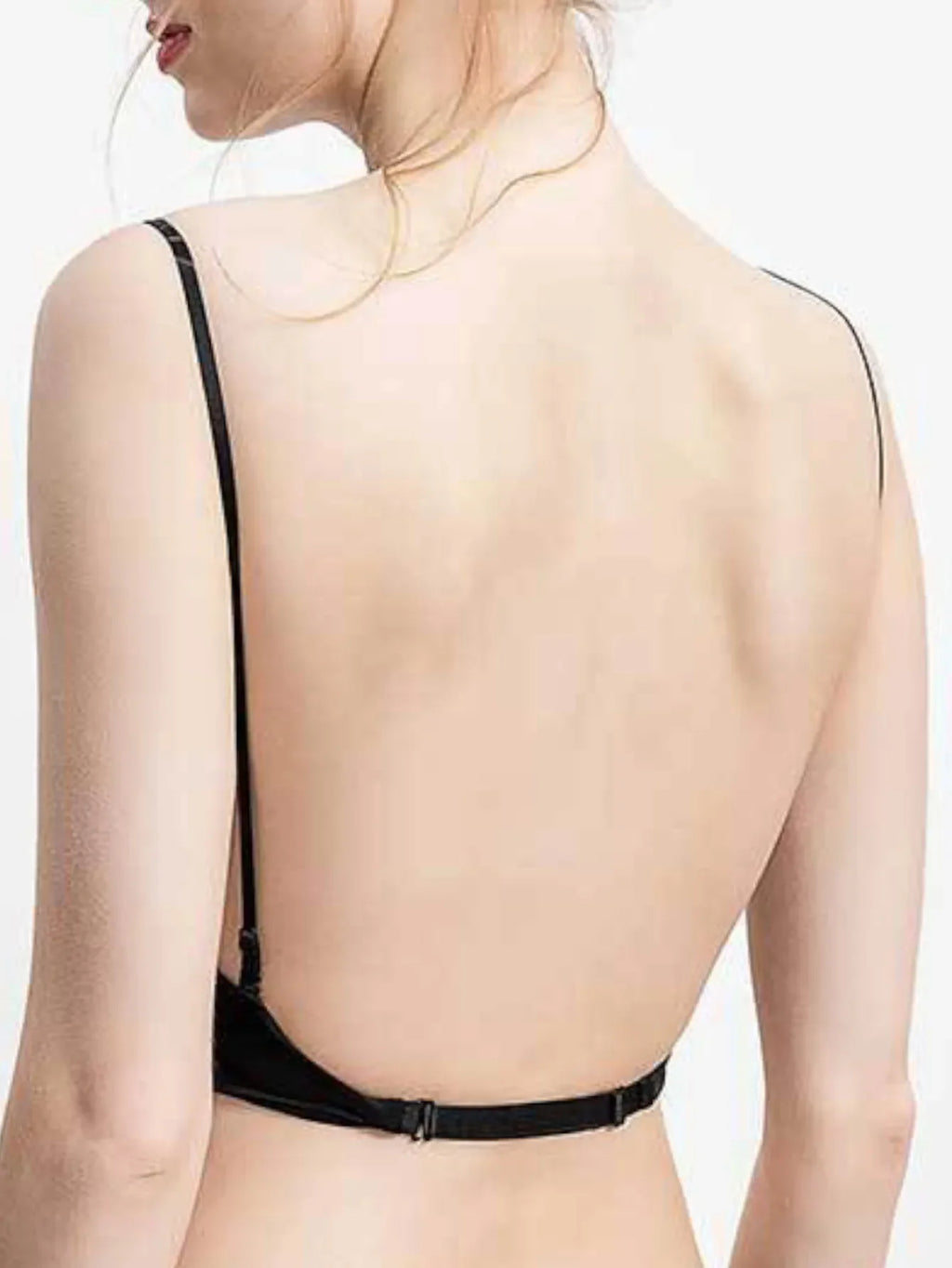 Women‘s lace bralette wireless push-up bra U back sexy Lingerie Deep V bra sexy backless invisible underwear with crossed back