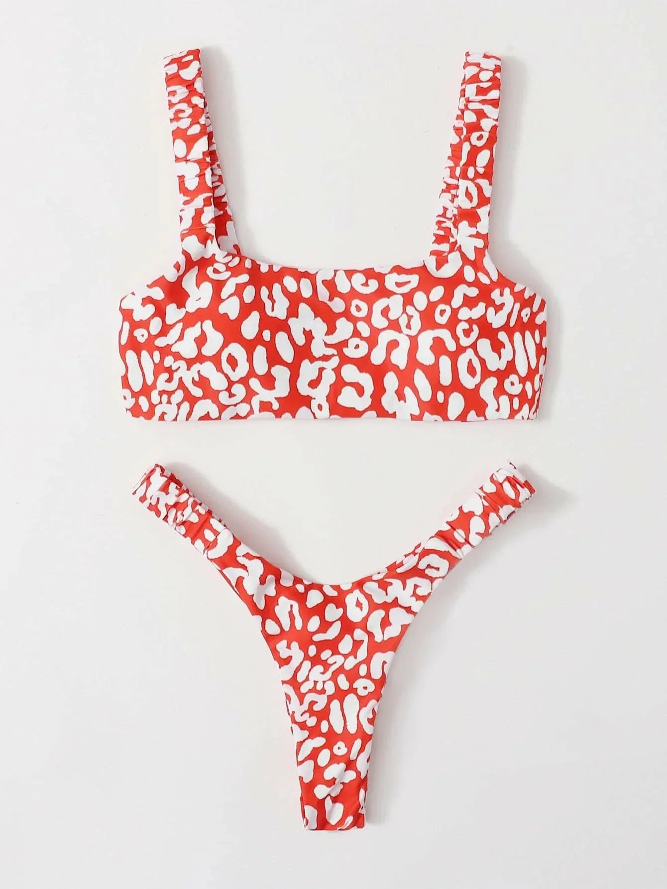 sexy micro bikini 2026 women orange leopard print push up padded thong swimsuit female cut out bathing suit swimwear biquini