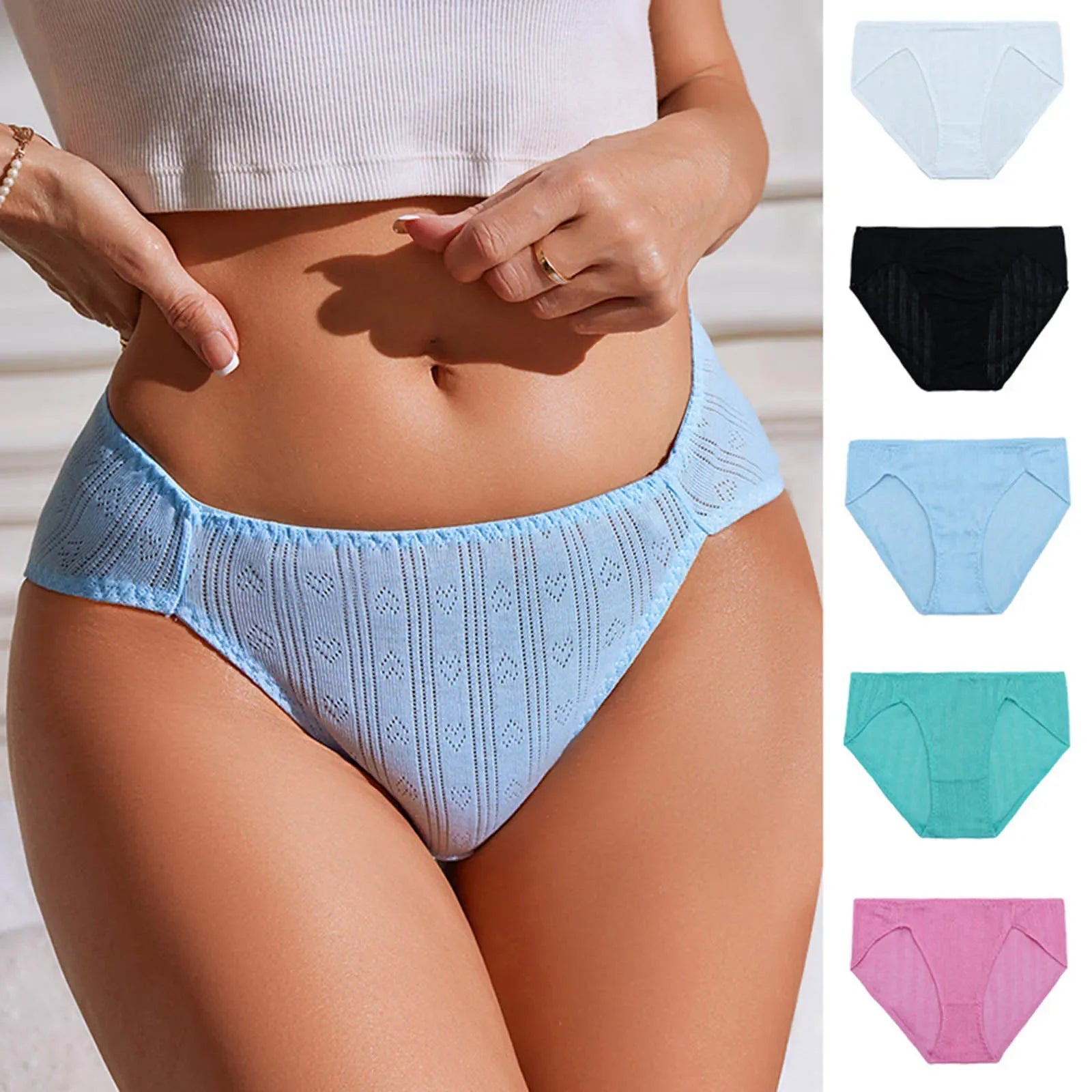 2026 Sexy G String Thongs Womens Low Rise Sexy Large Cotton Underwear For Women Panties Pack Variety LenceríAs De Mujer 여성 극단적속옷