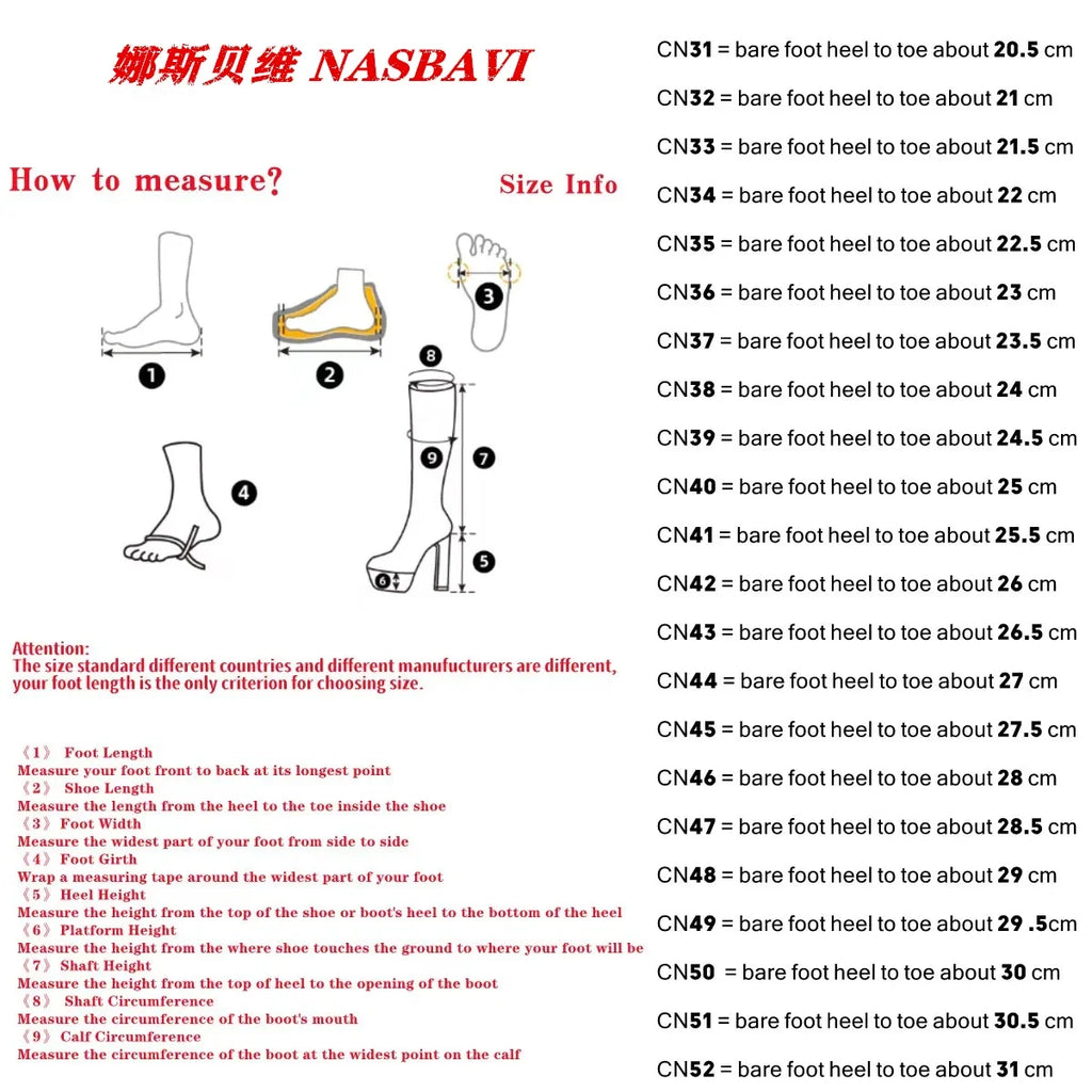 NASBAVI Women Sandals High Heels Summer Fashion Ankle Buckle Strap Female Gladiator Sandals Platform Shoes Block Heels Size 45