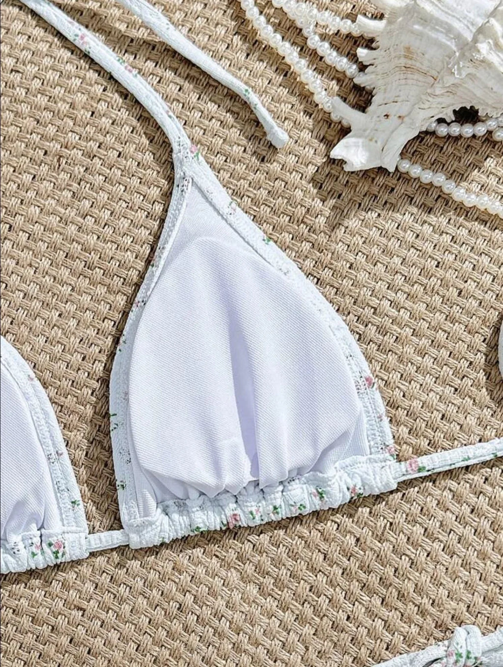 sexy floral print halter bikinis sets biquini micor string tie swimsuit Swimwear Biquini conjunto de bikini tankini beachwear