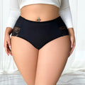 1pc Plus Size 1-4XL Sexy Women's Mid-rise Panties Patchwork Floral Female Underpants Lingerie Breathable Comfortable Lady Briefs
