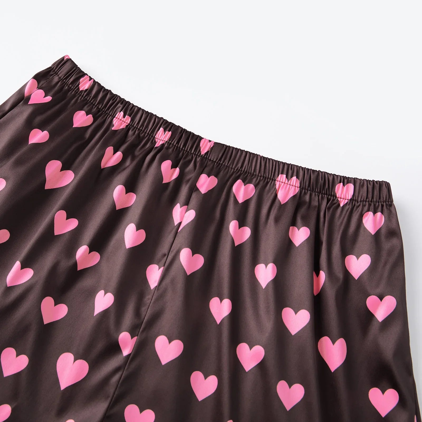 Summer Women’s Satin Lace Hem Shorts Elastic Waist Loose Fit Wide Leg Short Pants Casual Lounge Bottoms Solid Color