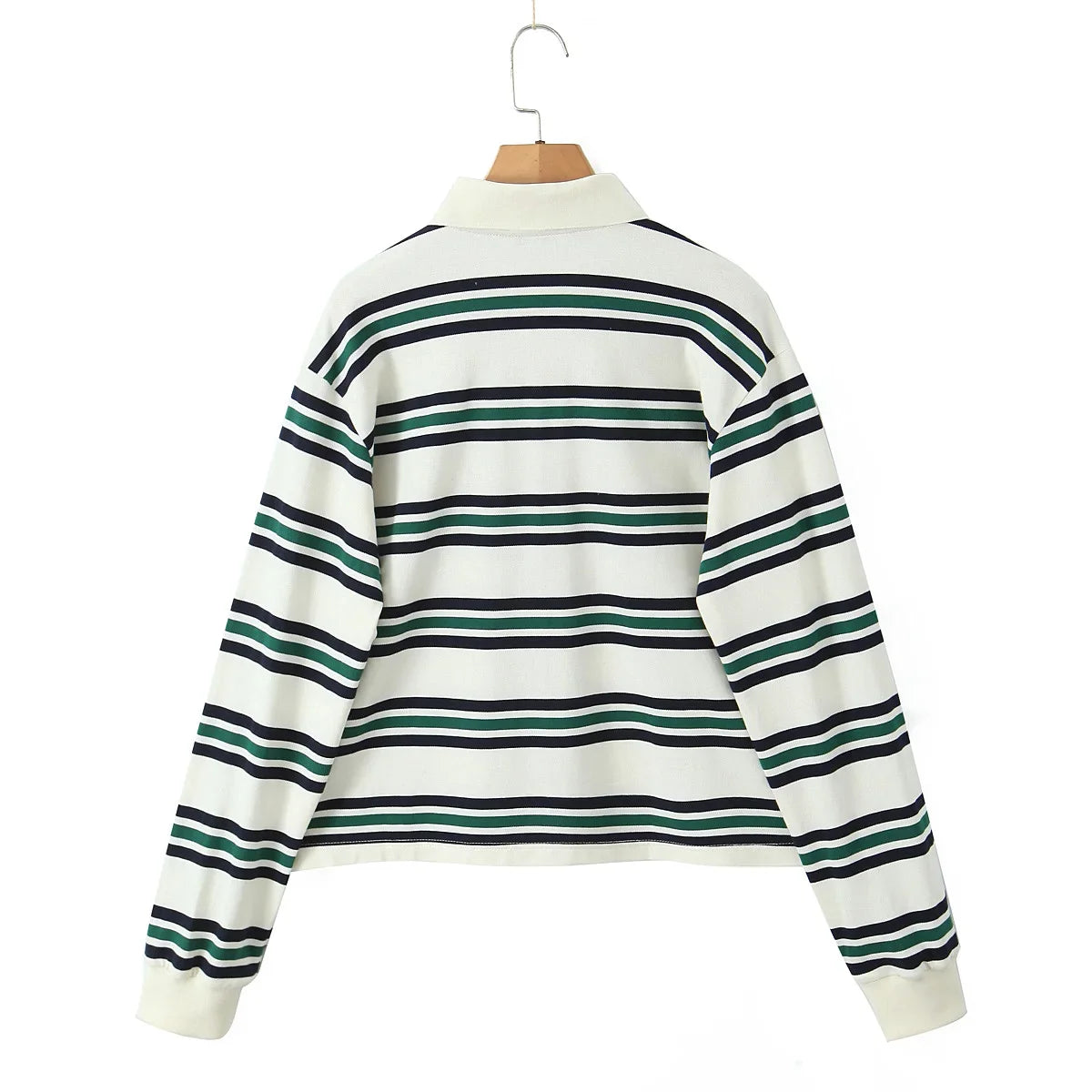 Foridol Burgundy Striped Casual Women T-shirt Summer Loose Polo Shirts Buttons New Female Tops Blouse White Tops Spring Shirt