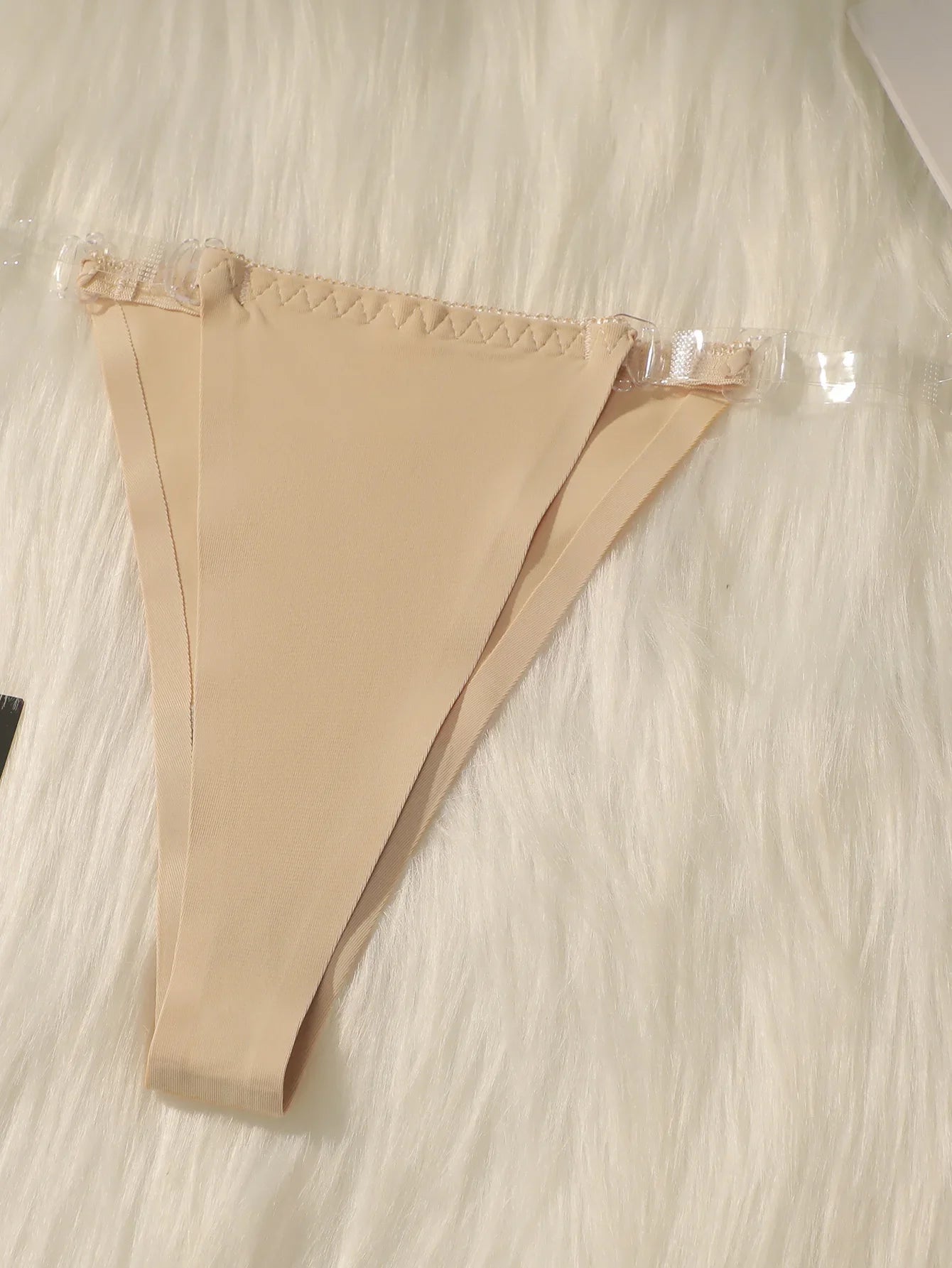 2pcs Women's sexy thong with low waist and seamless hollow out easy to wash and dry antibacterial underwear C678