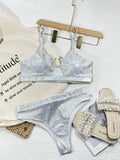 2026 Sexy Bikini Sliver Sequins High Waist Swimwear Swimsuit Women Bikinis Set Bathing Suit New Bikini Female Push Up Metal Hoop