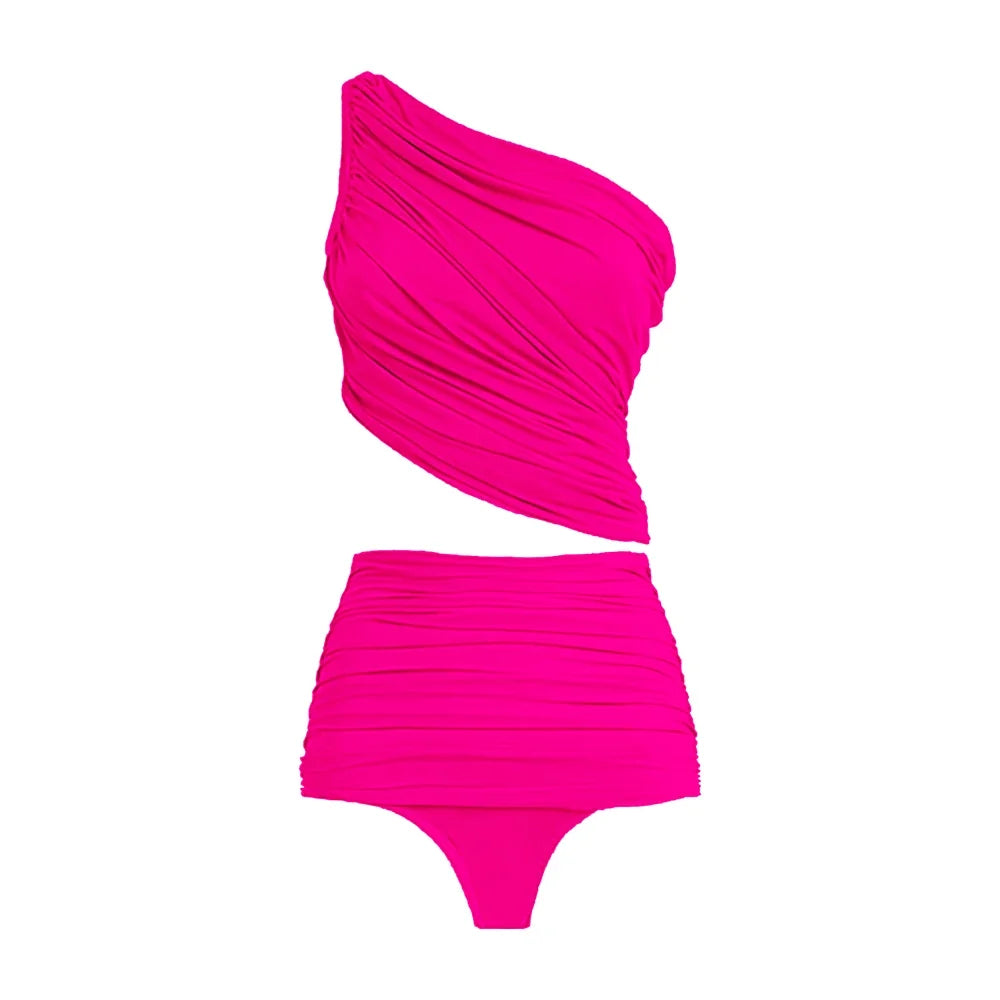 Printed Long Sleeves Women Swimsuits With Beach Cover Ups 2025 Swimwear Lady Bodysuit Holiday Outfits Cheap Clearance