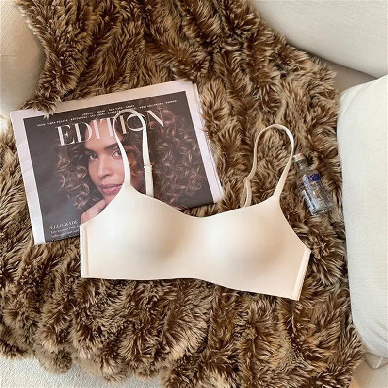 Seamless Bras For Women Small Chest 1/2 Cup Non-Wire Bra Push Up Bra Female Support Underwear Sexy Lingerie Intimates S-XL