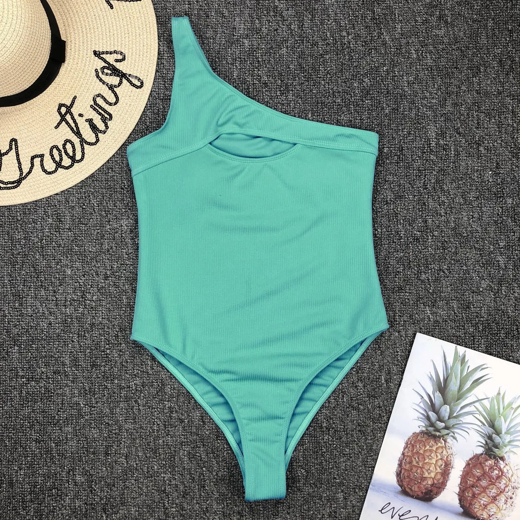 2023 Vintage Swimsuit Women One Piece Ruffle Strap Swimwear Female Push Up Monokini Padded Beach Bathing Suits Black Bodysuits