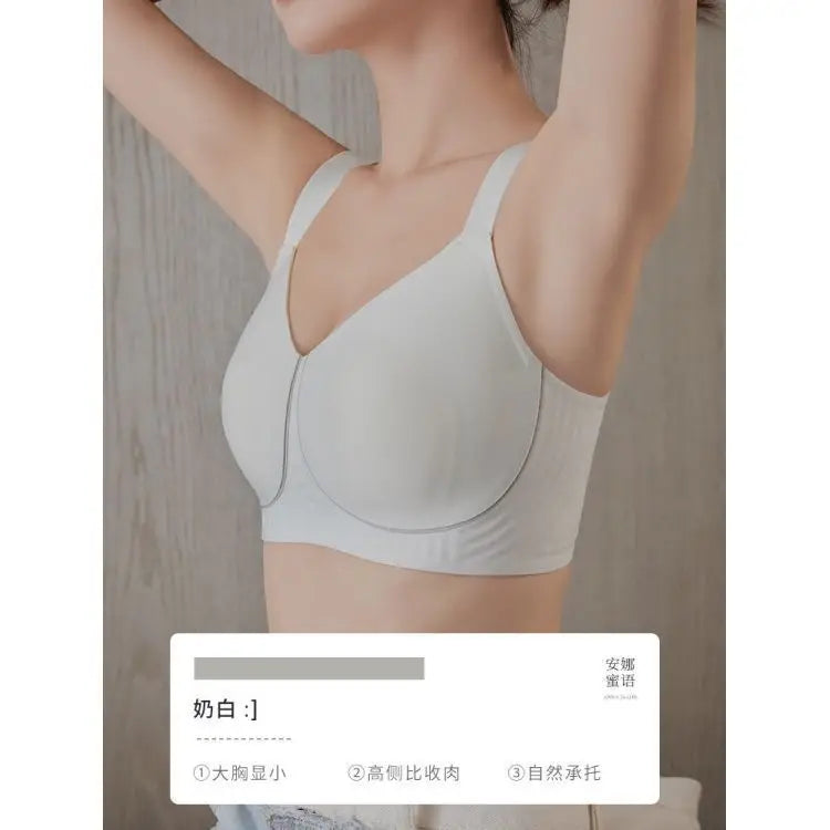 Curvy Minimizer Bra Anti Gravity Lift, Seamless Wireless Full Bust, Slimming Summer Lingerie Anti Sagging Sexy MOYISU Sexy Bra