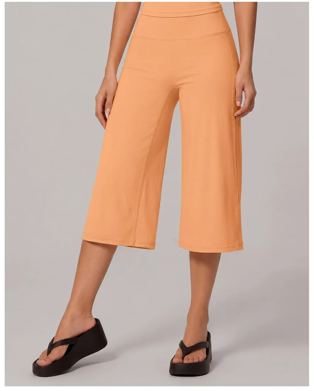 Summer New Yoga Mid Pants for Women Quick Drying Solid High Waist Loose Fit Yoga Trousers Gym Running Fitness Exercise Leggings