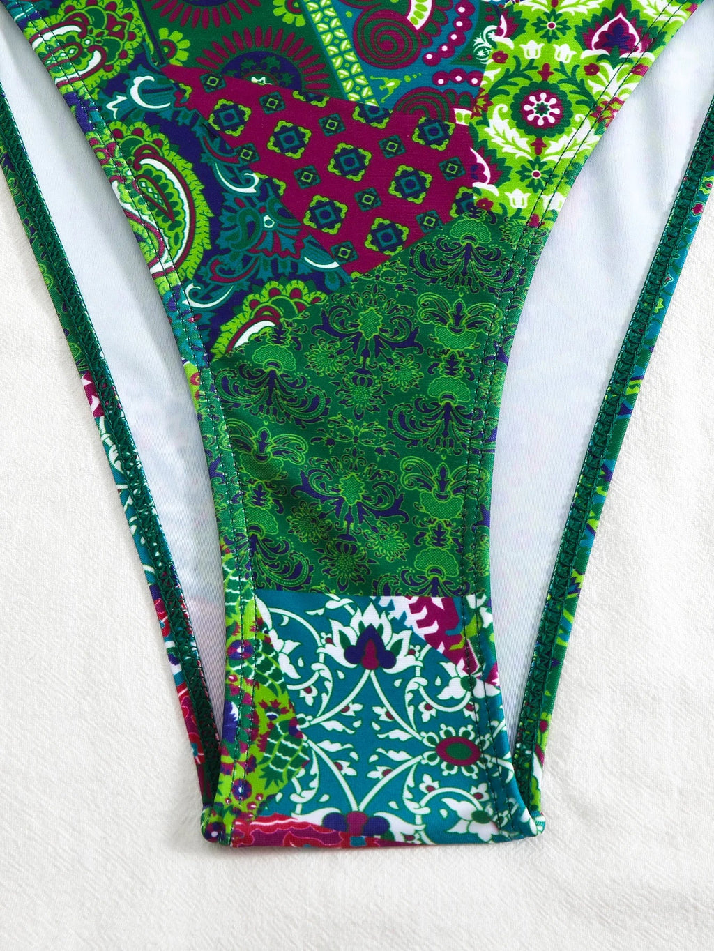 2026 String Triangle Printed Bikini Women Sexy Swimwear Female Halter Swimsuit Solid Bathers Bathing Swimming Swim Suit Beach
