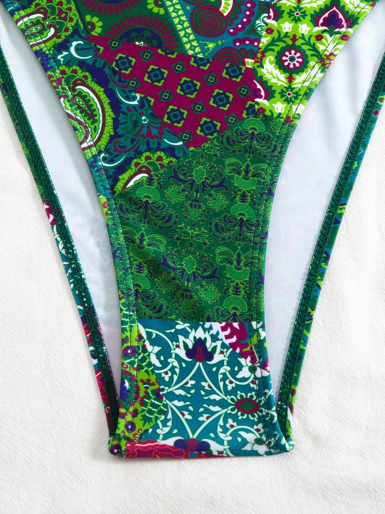 2026 String Triangle Printed Bikini Women Sexy Swimwear Female Halter Swimsuit Solid Bathers Bathing Swimming Swim Suit Beach