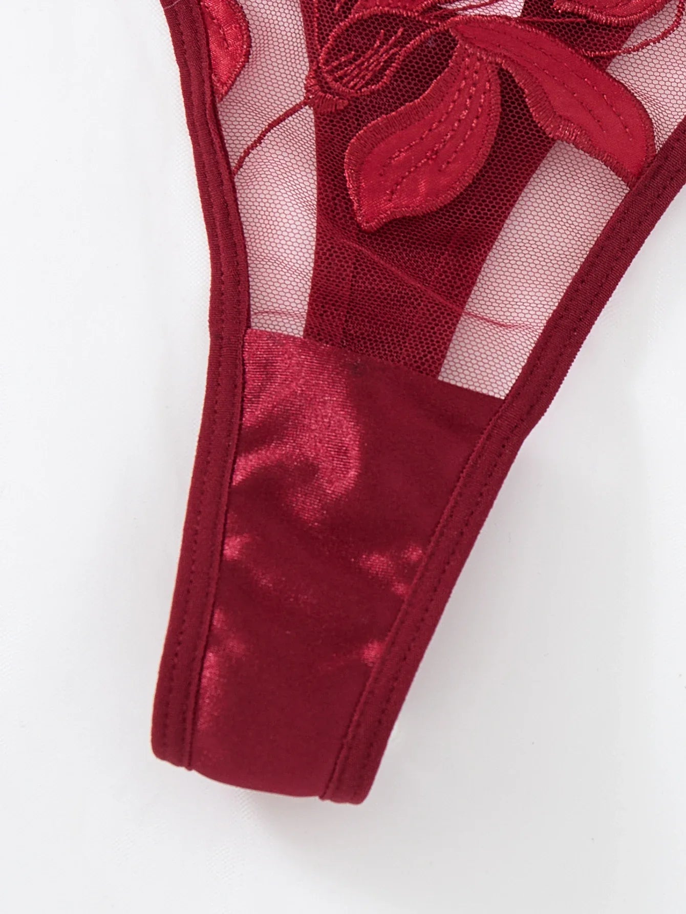 Transparent Floral Two Pieces Exquisite Lace Lingerie Set Ultrathin Bra Briefs Set Solid Exotic Lingerie For Ladies 23171A