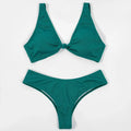 ZTVitality Solid Knotted Sexy Women Swimsuit 2025 New Arrival Bikini Push Up Padded Bra Beach Swimwear Female Brazilian Biquini
