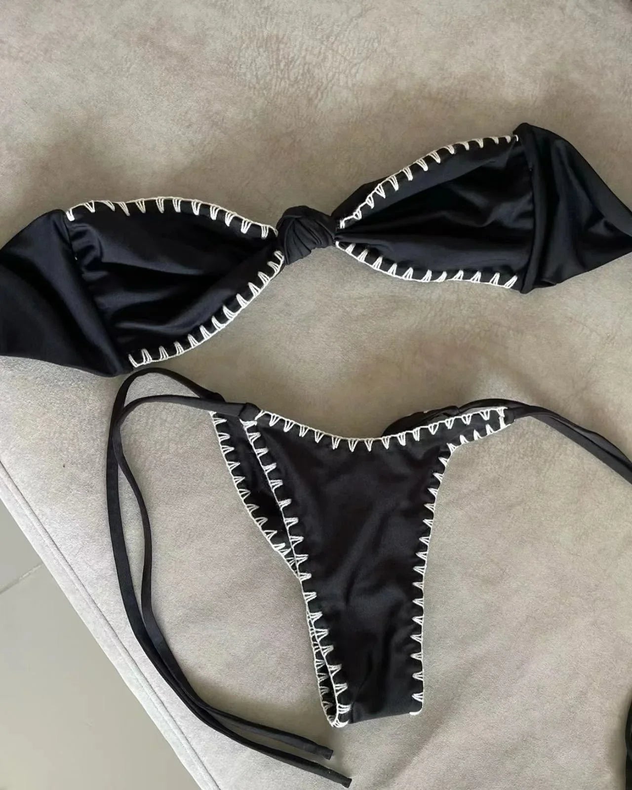 Push Up Bikinis 2025 Sexy Women Swimsuit Bandeau Swimwear Micro Bikini Set Crochet Beachwear Brazilian Biquini Female