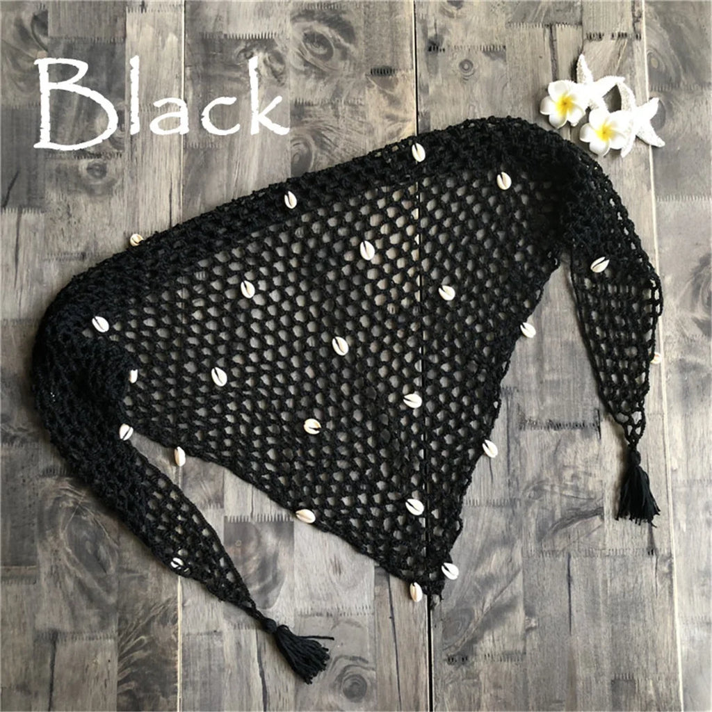 7 Colors Hollow Out Crochet Knitted Sarong Pareo Beach Cover Up Cover-ups Beach Dress Beach Wear Beachwear Female Women V7010