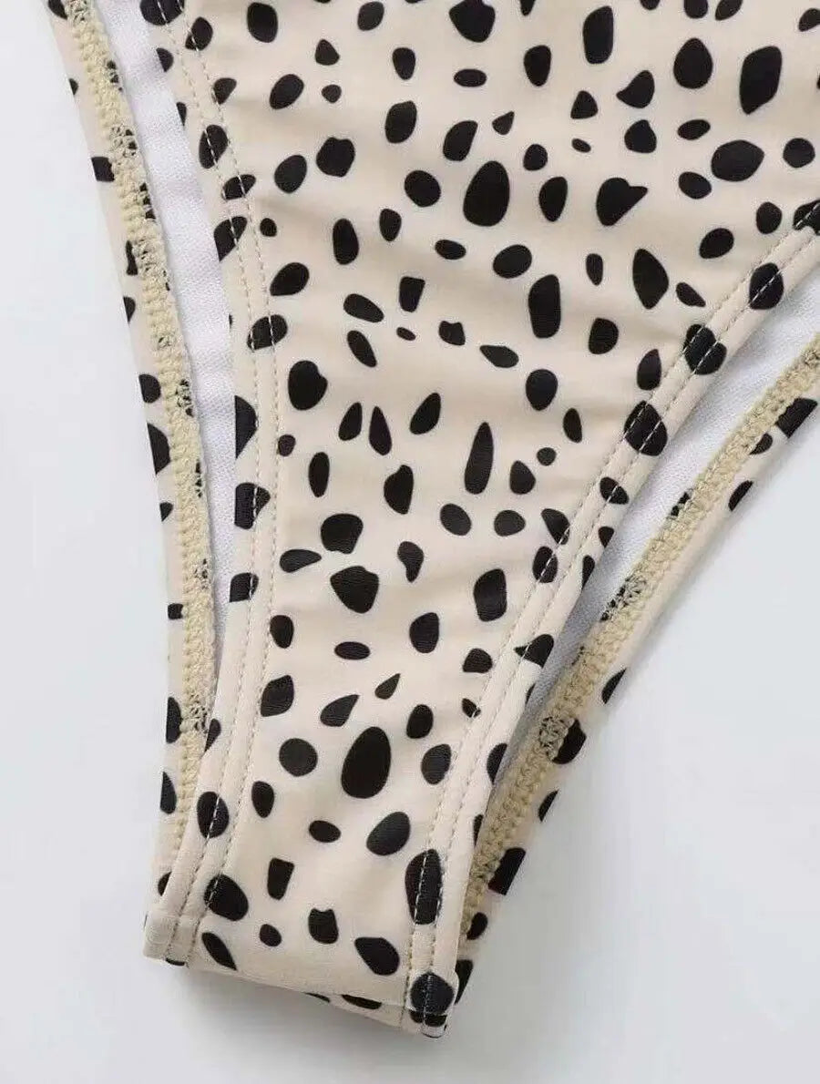 Leopard Halter Triangle Bikini 2026 Women & Tops Swimwear Female String Swimsuit Beachwear Bathing Swimming Swim Suit Beachwear