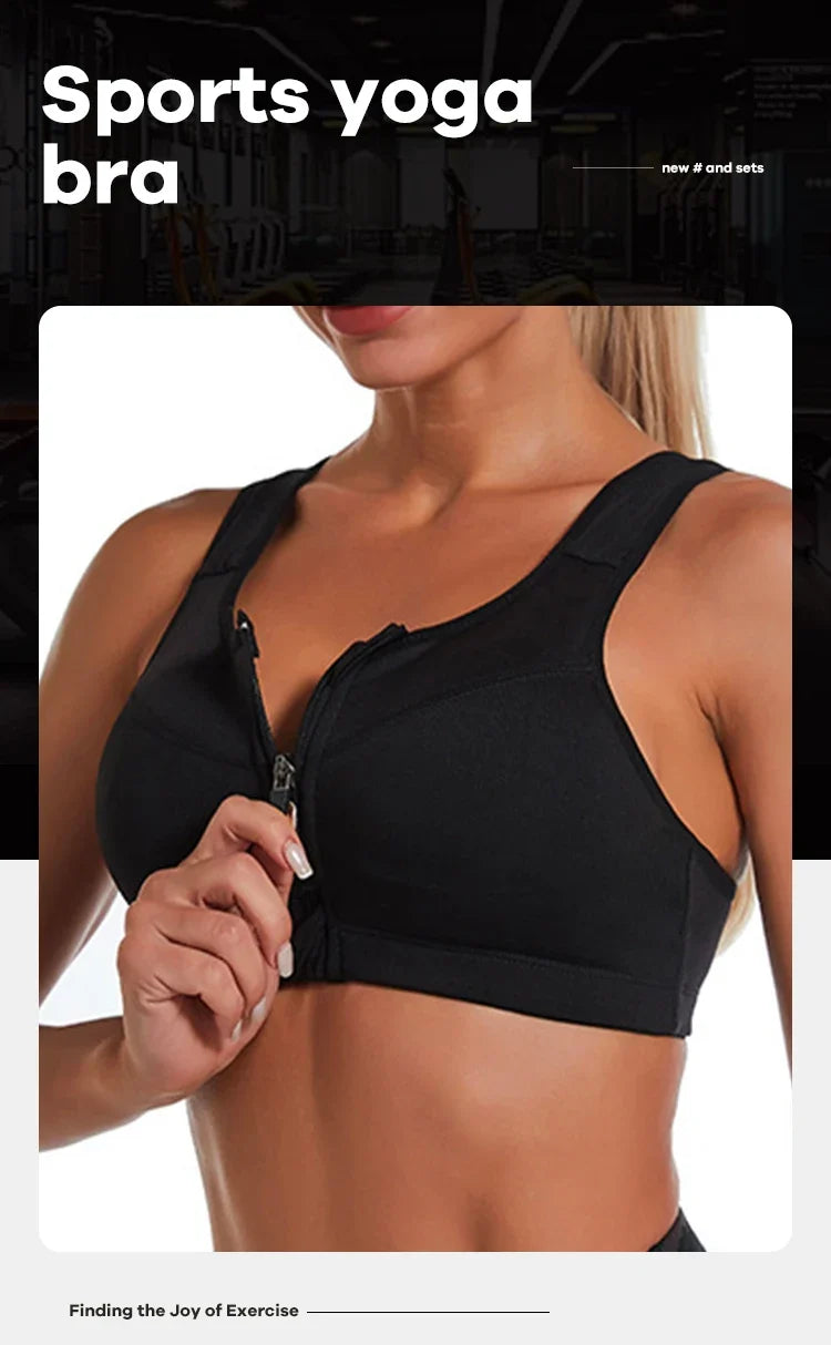 CZGUKE Yoga Fitness Bra Shock-absorbing Sports Bra Breathable and Quick Drying Training Running WOMEN'S Underwear