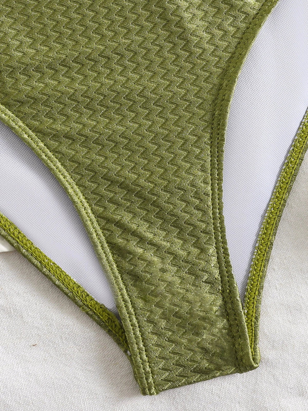 Sexy Metal Buckle High Waist Bikini Set Women Black Green Pleate Push Up Bra Swimwear Beach Bathing Suit Two Piece Swimsuit 2026