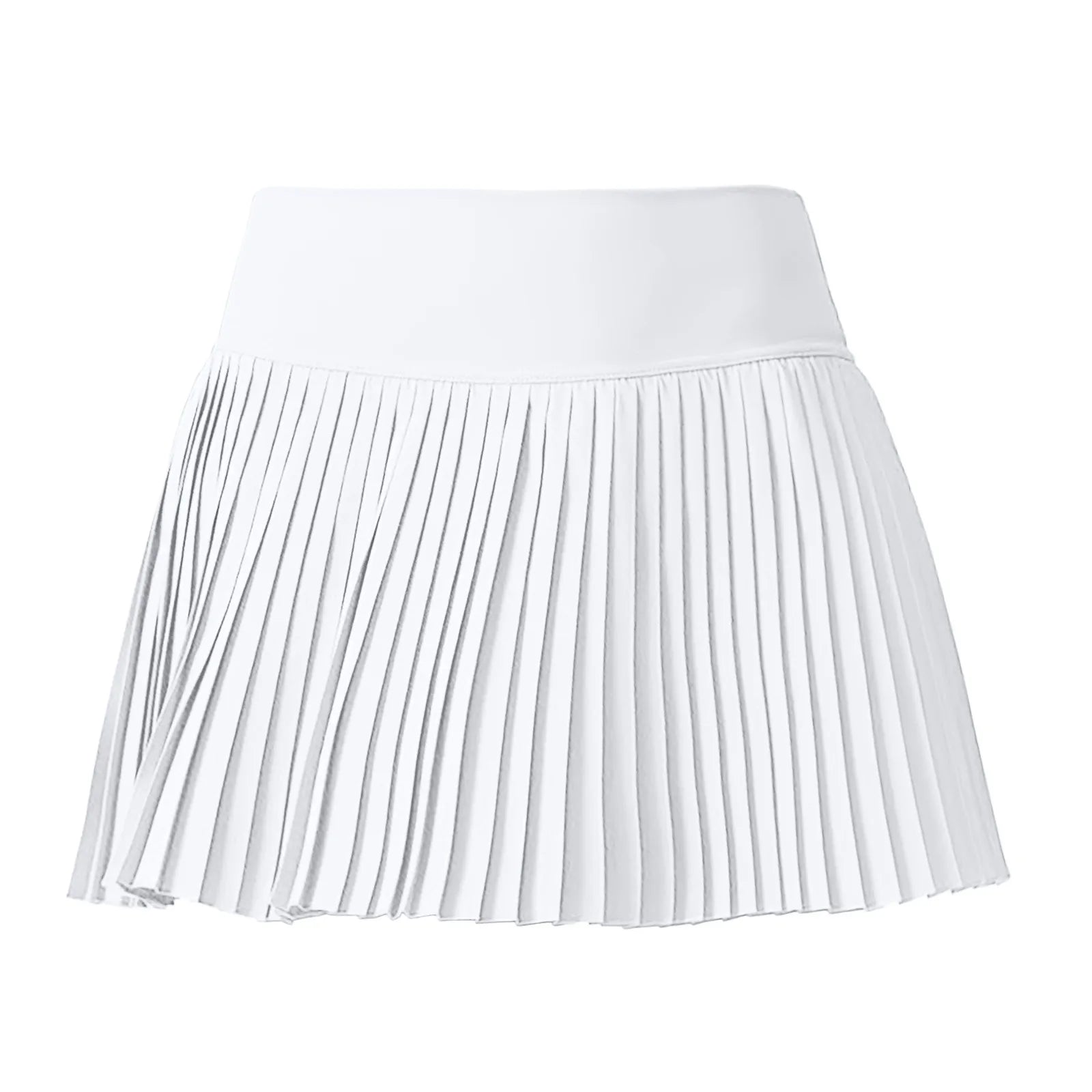 Summer Women Tennis Pleated Skirt With Inner Lining High Waist Double Layer Design Sport Sexy Fitness Yoga Skirts With Pockets
