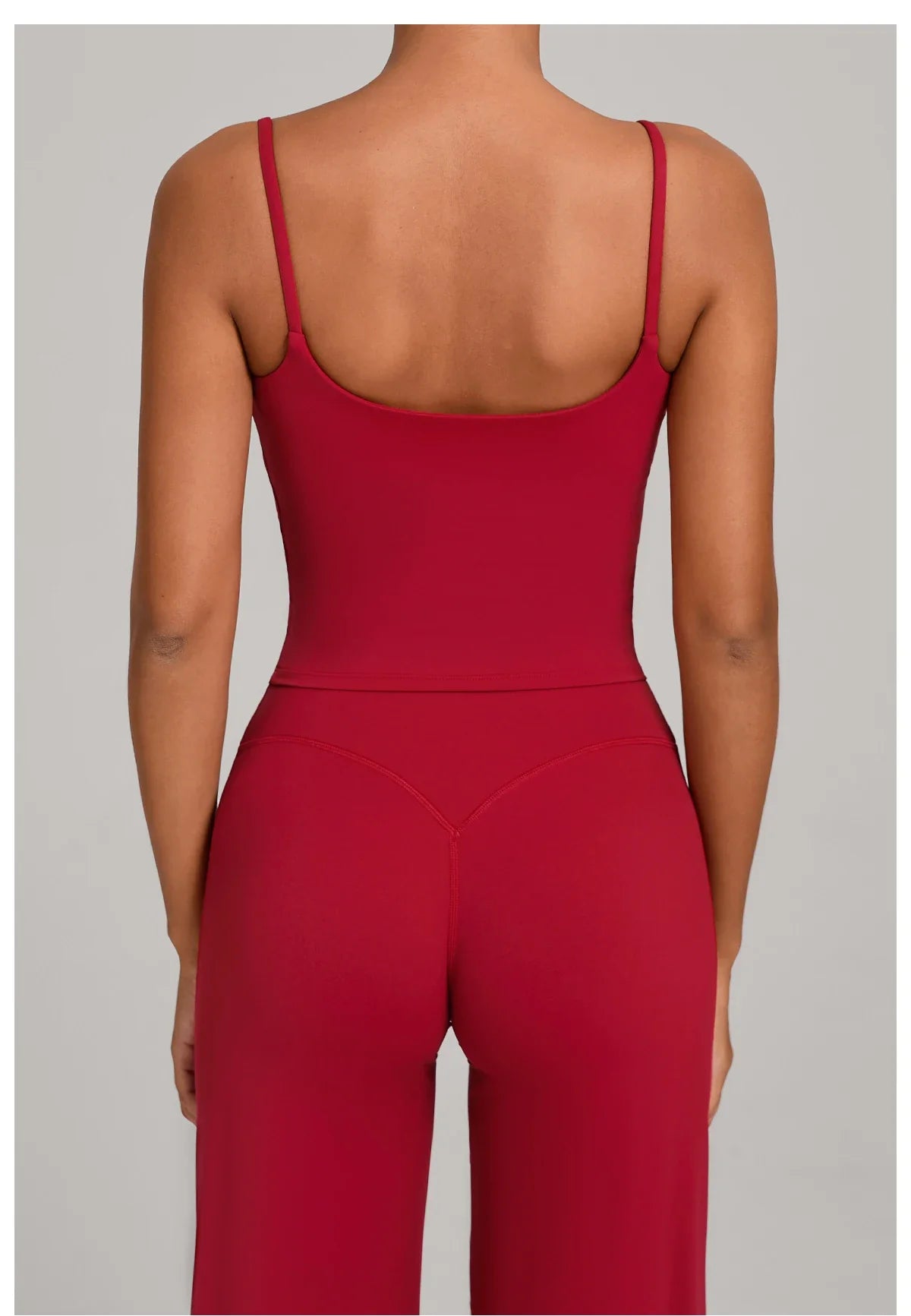 GYM Tank Top With Built In Bra women's Yoga clothing running Square Neck fitness vest beautiful back sports Workout
