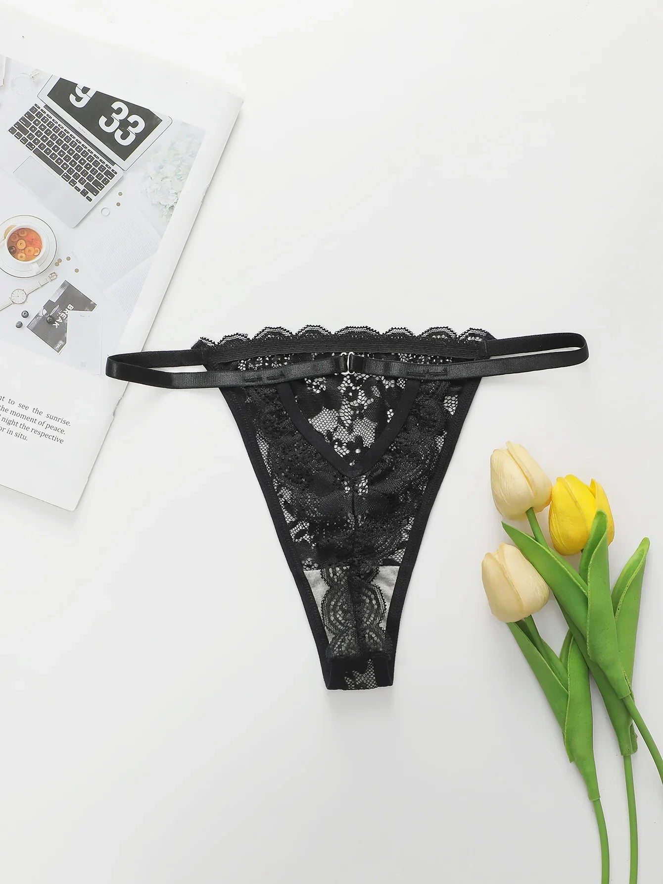 High Quality New Sexy Underwear For Women's Lace Transparent Hollow 3/4 Bra Gathering Steel Ring Push Up Underwear Set HR2634