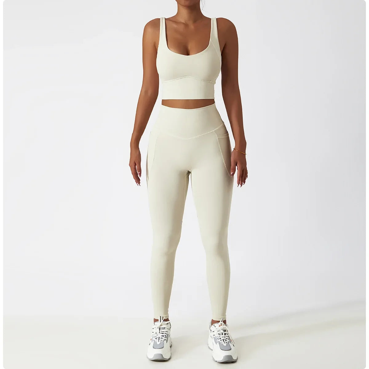 Comfort SkinFriendly Sports Bra With Chest Pad Tank Top Women Gym Fitness Running Yoga Bra Stretch Pull Up Vest Underwear Women