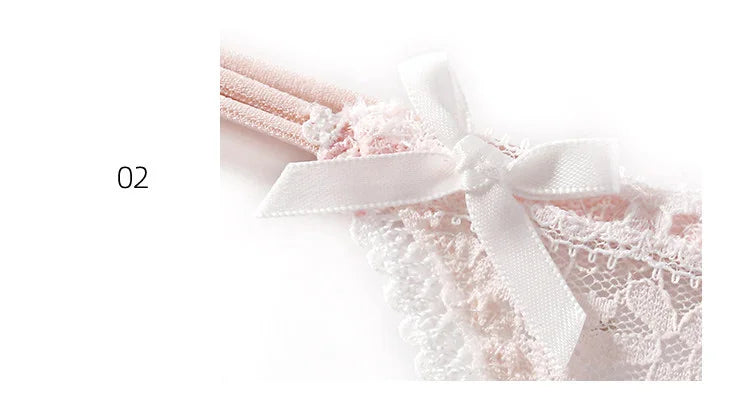 Lace Girls G String Sexy Panties Women Underwear Briefs Hollow Out Thong High Quality Transparent Underpants Lingerie Intimates