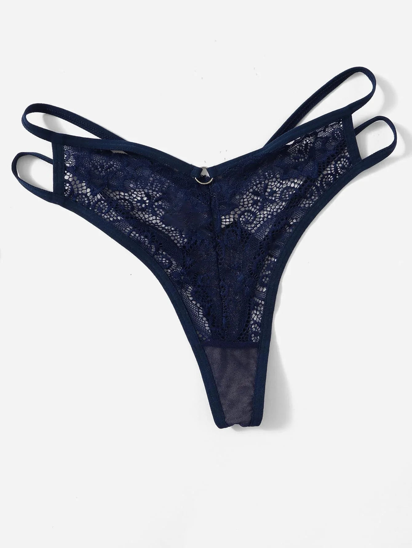 3 Pcs Multi-color Sexy Lace Thong Solid Color Underwear Seasonal thong for women clothing Spring/summer New Product C937-1
