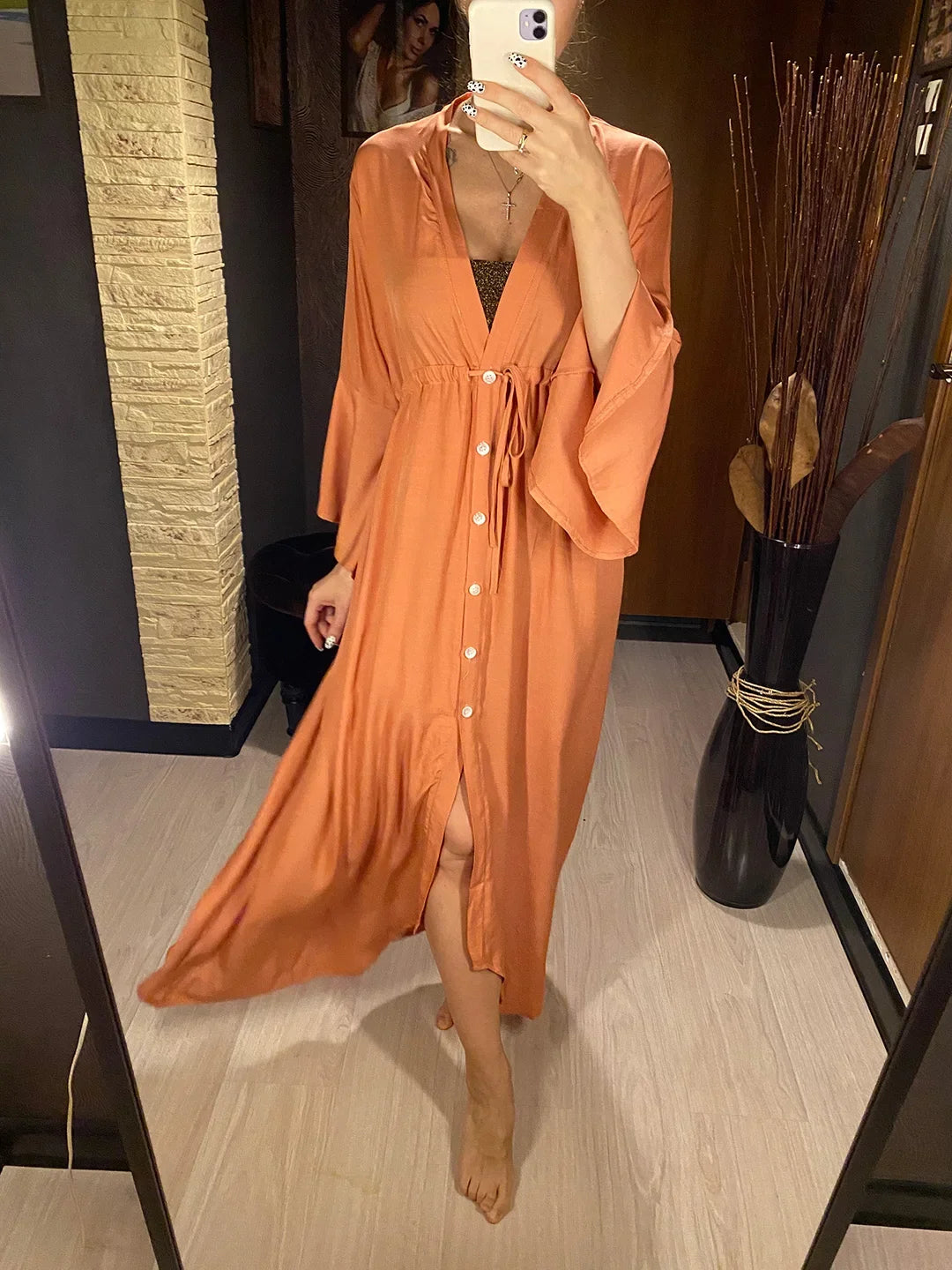 New Sexy Beach Long Maxi Dress Women Beach Cover Up Tunic Pareo White V Neck Dress Robe Swimwear Cover Up Bikini Beachwear V2623