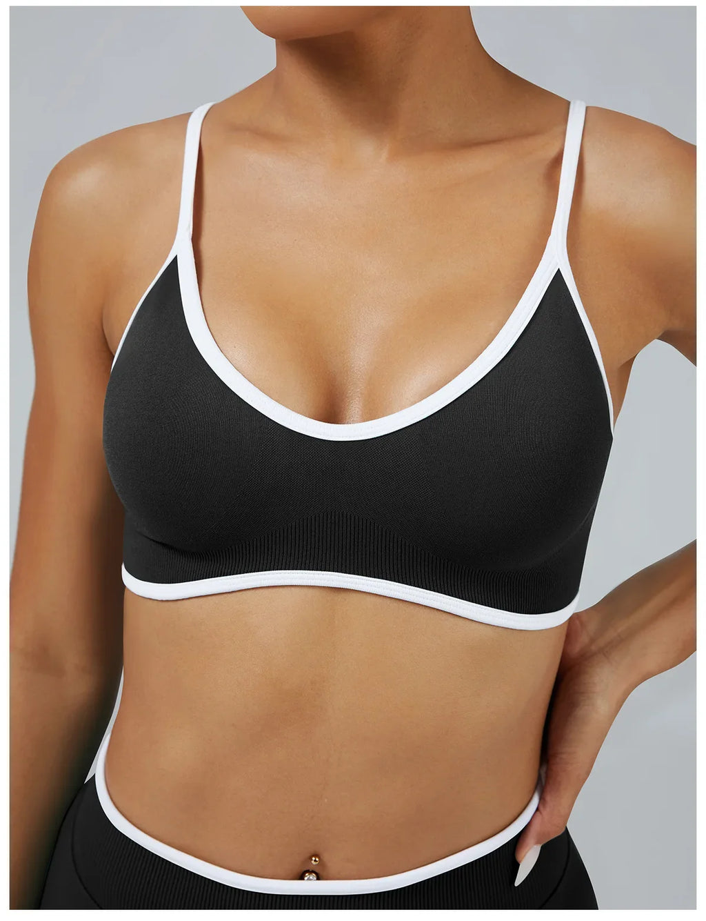 High Strength Sports Bra Seamless Yoga Top Women Fitness Gym Active Wear Back Cross Workout Push-up Fitness Running Underwear