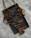 Cut Out One Piece Swimsuit with Skirt Women Hollowen Swimwear Monokini Patchwork Bodysuit Bathing Suit Beach Wear