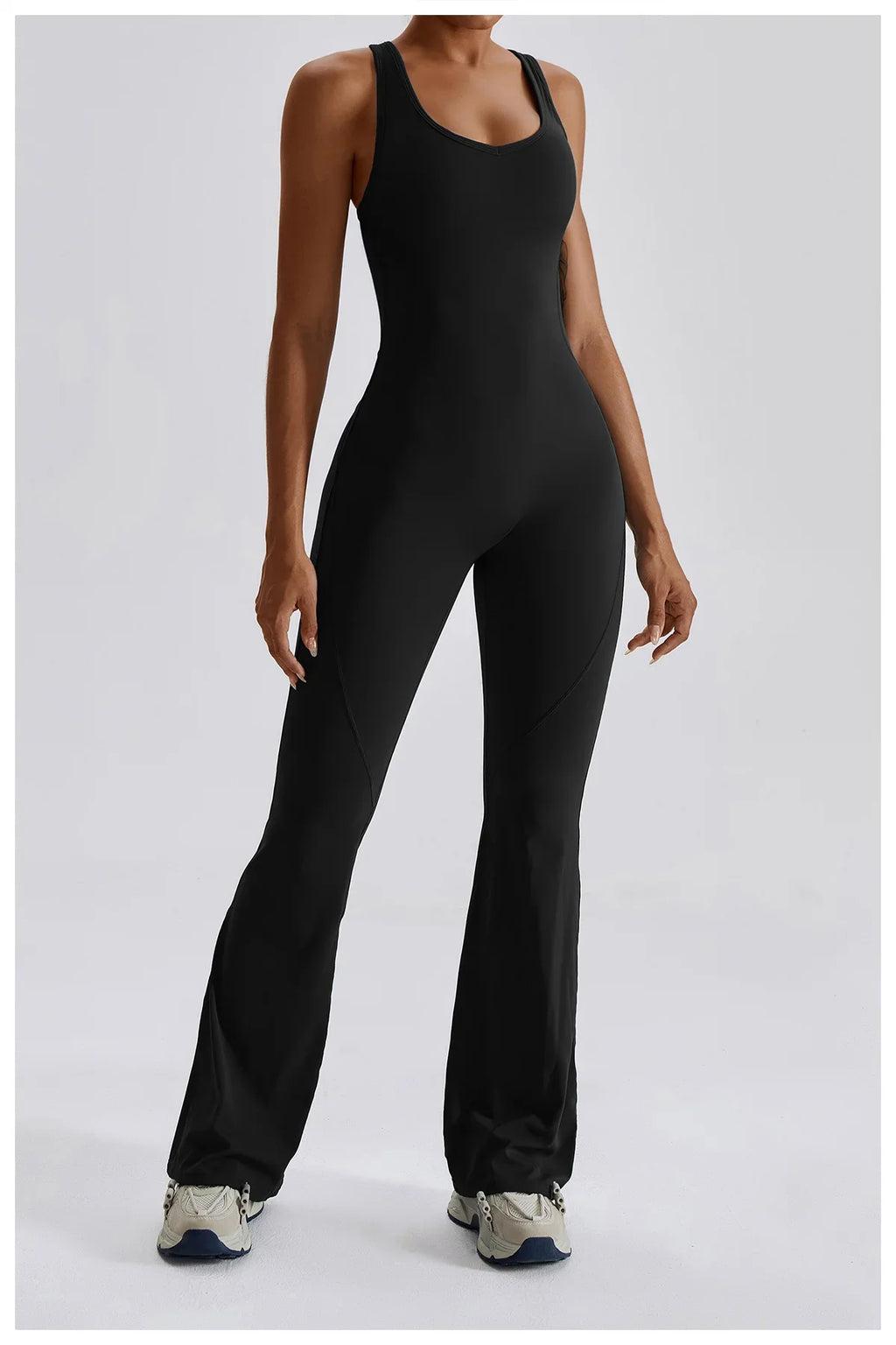 Women Fitness Bodysuit Backless One Piece Yoga Set Jumpsuit Sports Gym Workout Clothes Tights Active Wear Slim Playsuit Female