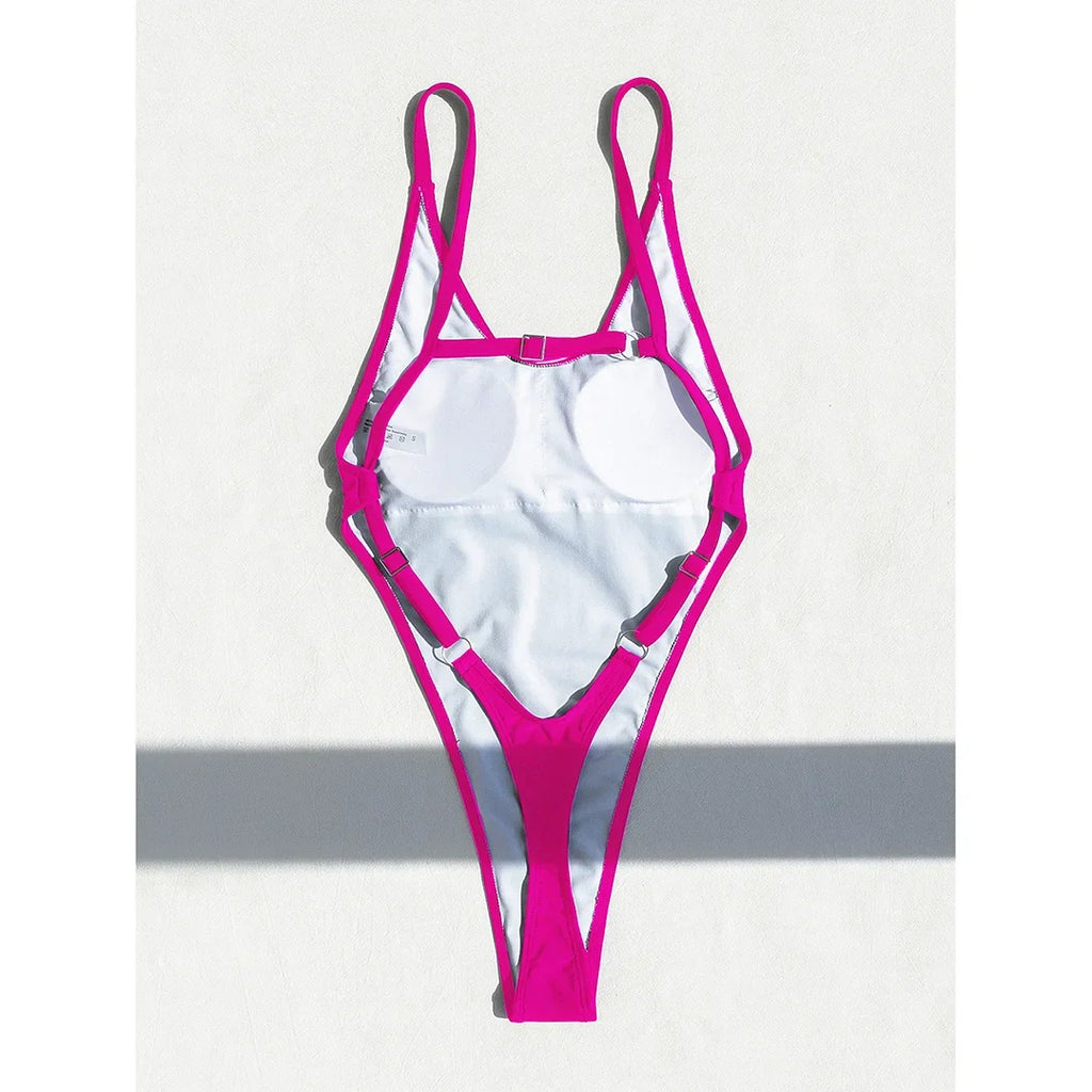 XS - L Backless Monokini Extreme String Mini Micro Thong Women Swimwear One Piece Swimsuit Female Bather Bathing Suit Swim V5820