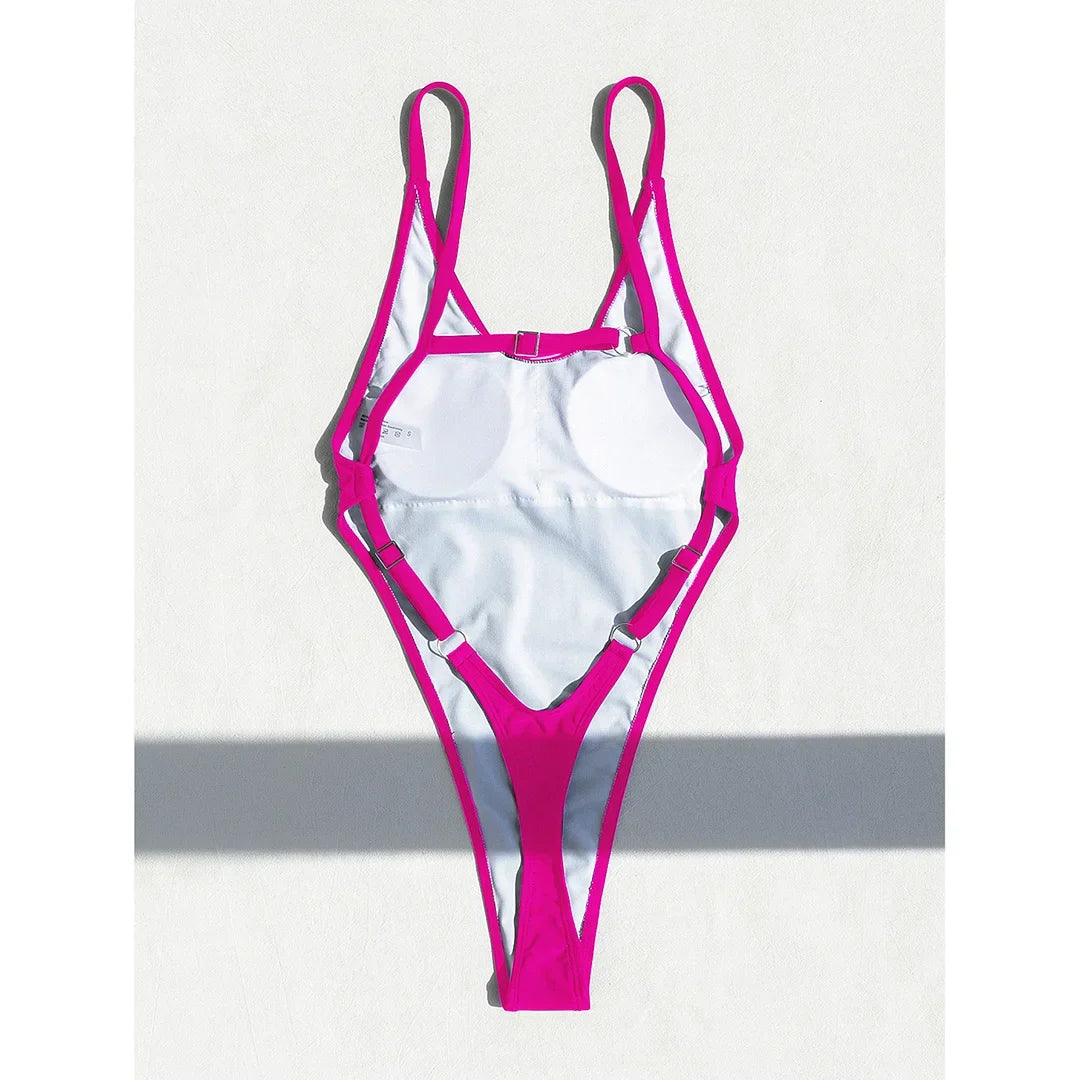 XS - L Backless Monokini Extreme String Mini Micro Thong Women Swimwear One Piece Swimsuit Female Bather Bathing Suit Swim V5820