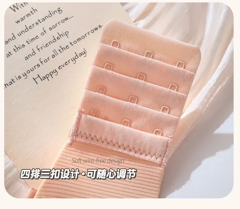 Hot Sale Japanese Style Seamless Underwear, Small Chest Gathered Push-Up Bra for Teens, Pure Sensual Wireless Bralette MOYISU