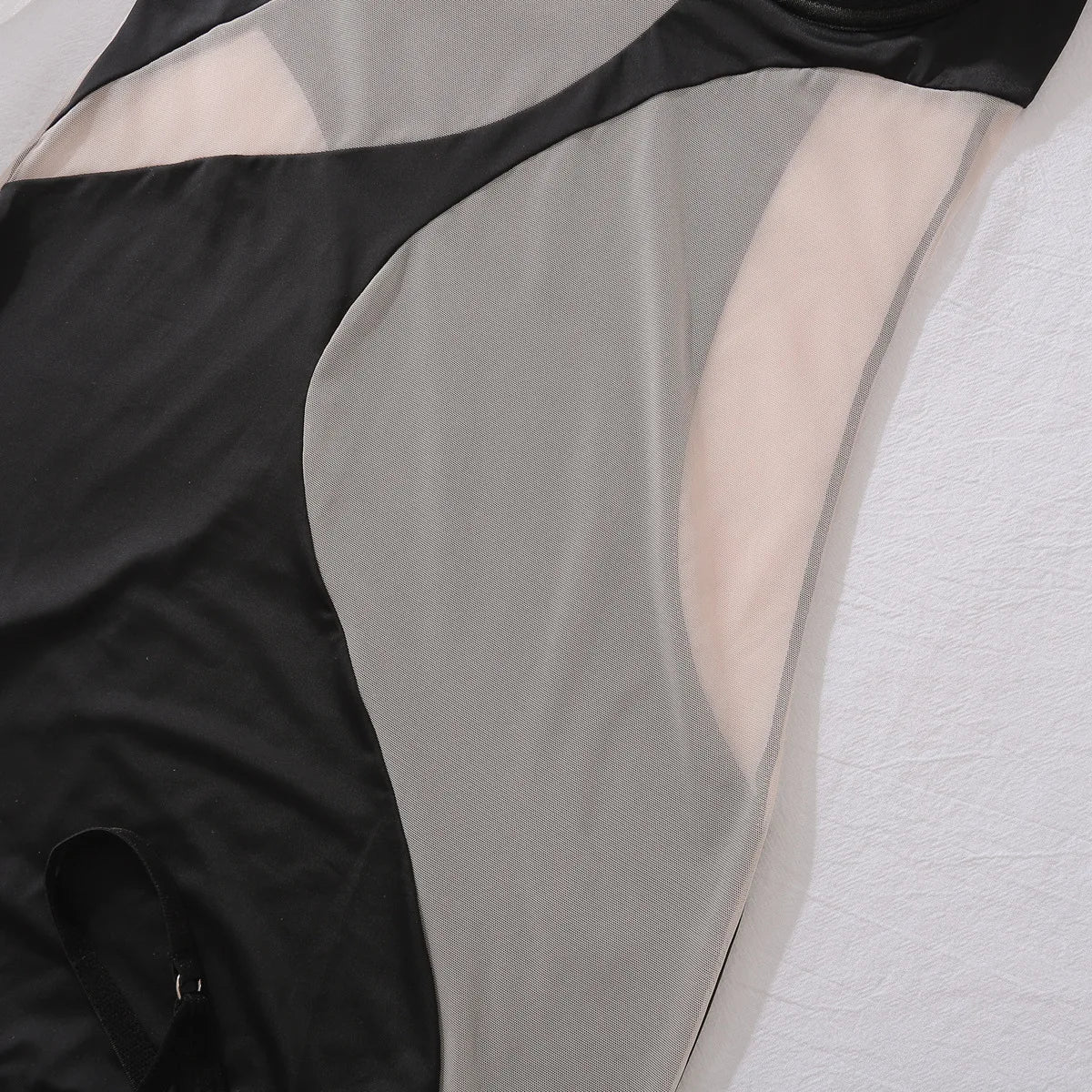2025 Summer New Sexy Bag Hip Tank Mini Dress Fashion Slant Shoulder Pure Desire Mesh Temptation Dress Elegant 2025 New Tops VEP8