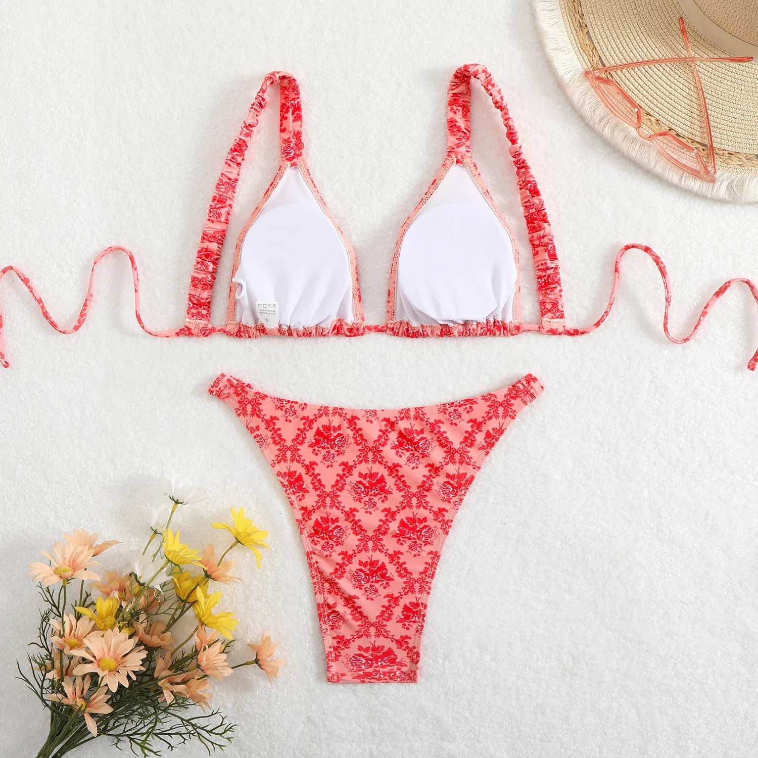 2026 Triangle Strappy Bikini Women Sexy Swimwear Female Brazilian Swimsuit Bathers Bathing Swimming Swim Suit Beachwear Summer