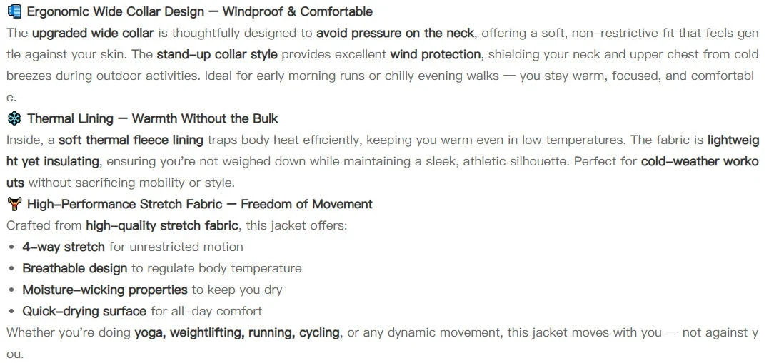 Women's High-End Velvet Yoga Jacket Stand Collar Long Sleeve Fitness Running Training Top for Autumn Winter Sports