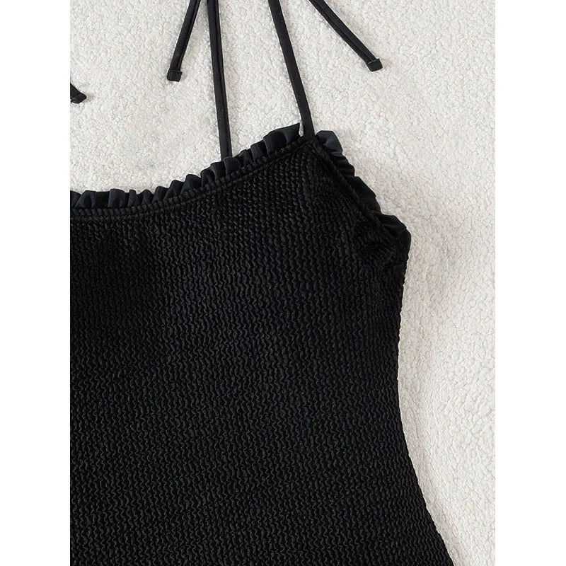 2026 New Black Sexy One Piece Swimsuits Closed Women Swimwear Push Up Swimming Wear Body Bathing Suits Beachwear Pool Bather